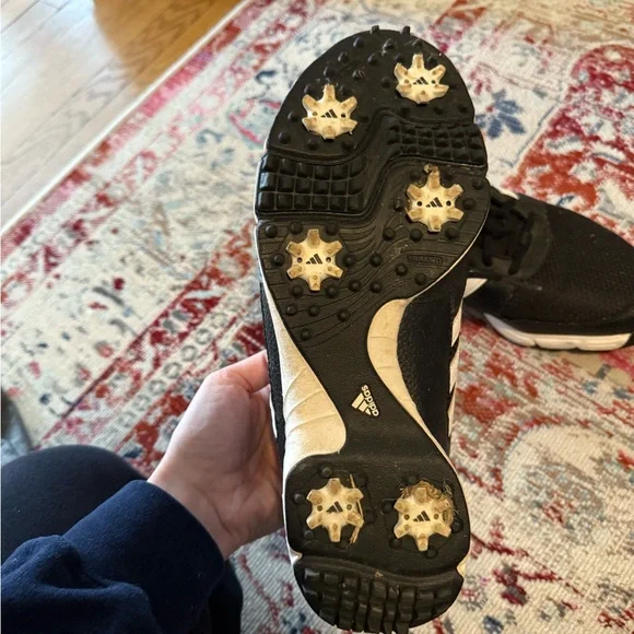 Adidas Black and White golf shoes - Picture 3 of 3